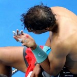 Rafa Beats Nishikori Despite Blisters and Busting his Shoes